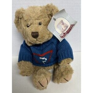 Vtg BABY GUESS Teddy Bear with Sweater Limited Edition Stuffed Plush With Tag